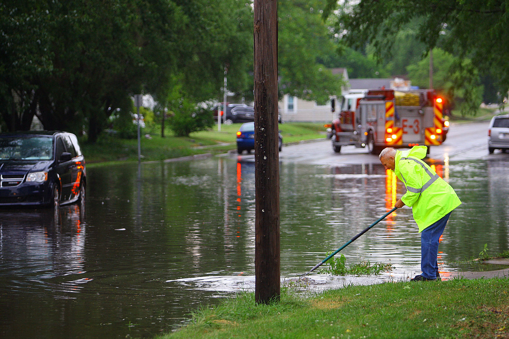 Photos: Storms hit downtown Kokomo